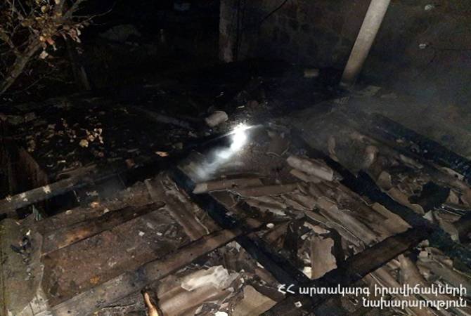 Գյումրի քաղաքի Կոմինտերնի փողոցի տներից մեկում բռնկված հրդեհը մարվել է