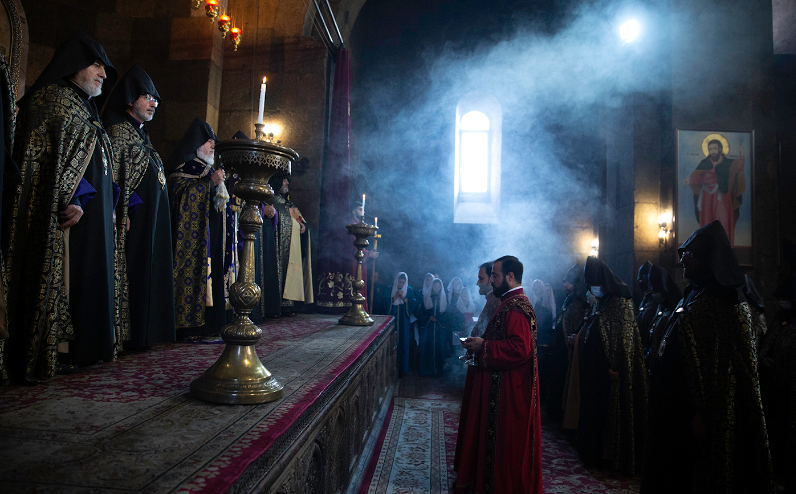 Սուրբ Գայանե վանքում կատարվել է հոգեհանգստյան կարգ 44-օրյա պատերազմում զոհված քաջորդիների համար
