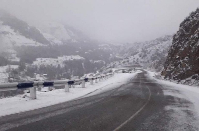 Սյունիքի մարզում ձյուն է տեղում