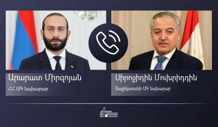 Հայաստանի ու Տաջիկստանի արտգործնախարարները հեռախոսազրույց են ունեցել