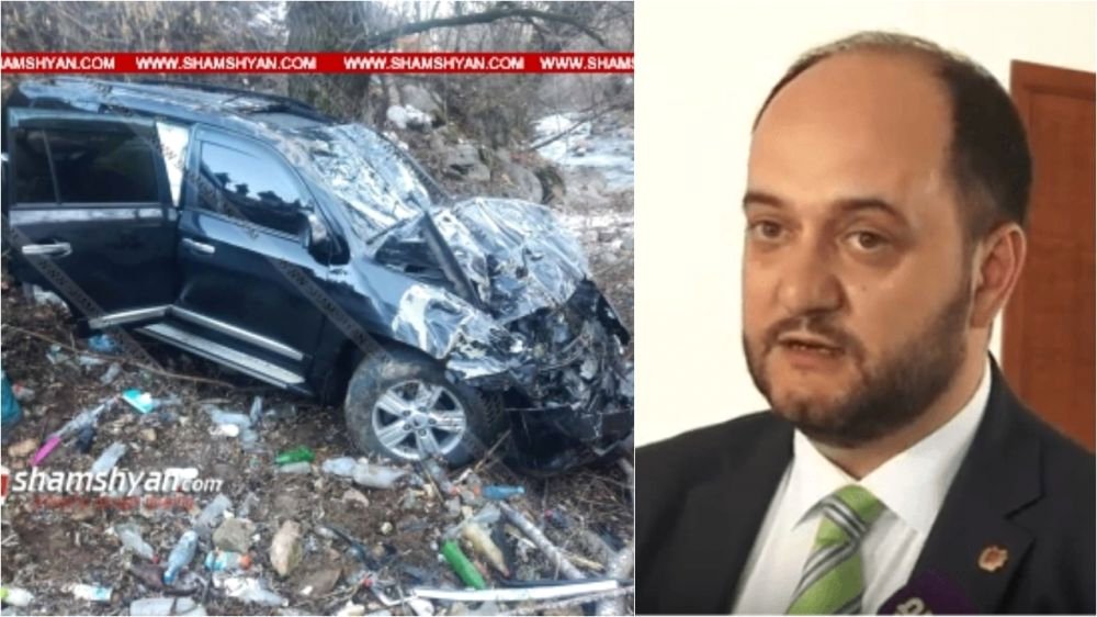 Վթարի ենթարկված ավտոմեքենան Արայիկ Հարությունյանի ծառայողականն է