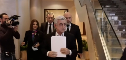 Սերժ Սարգսյանը շնորհակալություն հայտնեց լրագրողներին