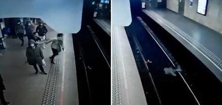 Բրյուսելի մետրոյում կնոջը հրել են գնացքի տակ