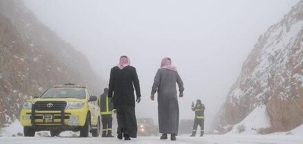 Սաուդյան Արաբիան ծածկվել է ձյունով