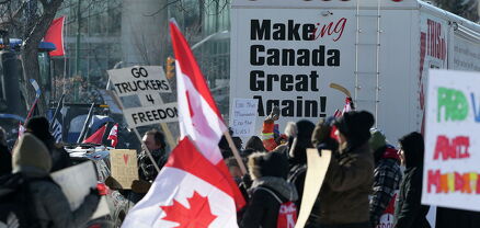 Կանադայում ամենագնացը մխրճվել է ցուցարարների ամբոխի մեջ, որոնք բողոքում էին COVID սահմանափակումների դեմ