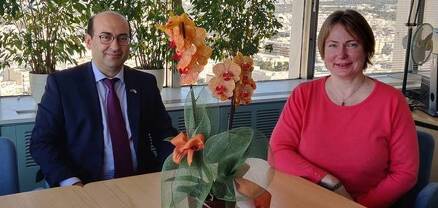 Հունաստանում Հայաստանի դեսպան Տիգրան Մկրտչյանն այցելել է նույն երկրում Էստոնիայի դեսպանություն