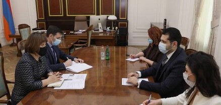 ՀՀ փոխվարչապետն ընդունել է ՄԱԶԾ հայաստանյան գրասենյակի մշտական ներկայացուցչին