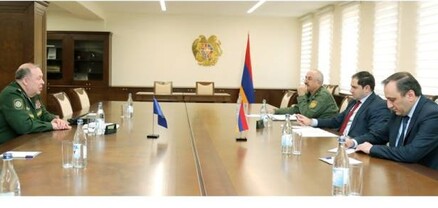 Սուրեն Պապիկյանն ընդունել է ՀԱՊԿ միացյալ շտաբի պետ Անատոլի Սիդորովին