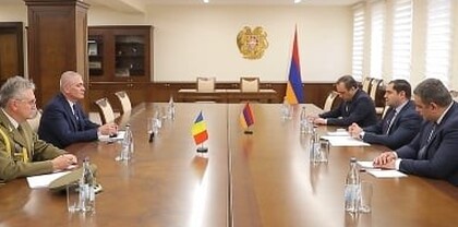 Սուրեն Պապիկյանը Ռումինիայի դեսպանին ներկայացրել է հայ-ադրբեջանական սահմանագծին և Արցախում տիրող իրավիճակը