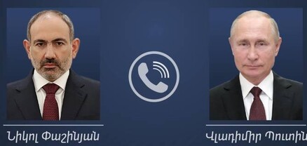 Նիկոլ Փաշինյանը Վլադիմիր Պուտինի հետ հեռախոսազրույցում քննարկել է Ղարաբաղում ստեղծված իրավիճակը