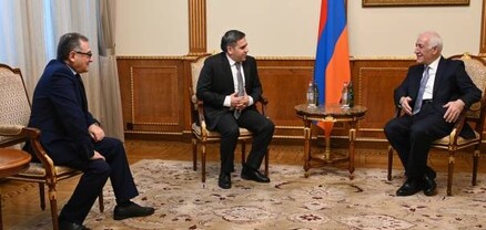 Վահագն Խաչատուրյանն ընդունել է ՀՖՖ նախագահին և փոխնախագահին