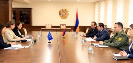 Սուրեն Պապիկյանը Հայաստանում ԵԽ գրասենյակի ղեկավարի հետ հանդիպմանը կարևորել է «Մարդու իրավունքները և կանայք Հայաստանի զինված ուժերում» ծրագիրը շարունակելու անհրաժեշտությունը