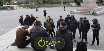 Չեն թողնում տաքացուցիչ տեղադրել, վրան դնել. Ազատության հրապարակում շարունակվում է բողոքի ակցիան