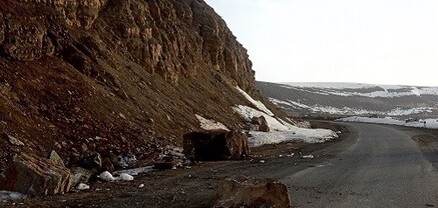 Քարաթափում Վարդենյաց լեռնանցքում