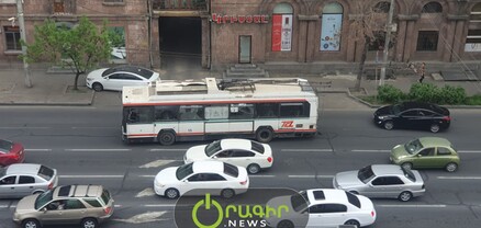 Արշակունյաց պողոտայում տրոլեյբուսը մեկ ժամից ավելի կաթվածահար էր արել երթևեկությունը