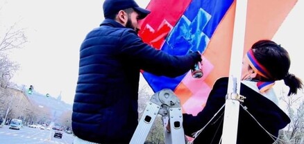 Համապատասխան իրավական ընթացք կտրվի. դատախազությունը՝ դրոշի պղծման դեպքի մասին