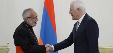 ՀՀ նախագահն ընդունել է Տանն Կիլիկիո Կաթողիկե Հայոց կաթողիկոս պատրիարք Տեր Ռաֆայել Պետրոս Մինասյանին