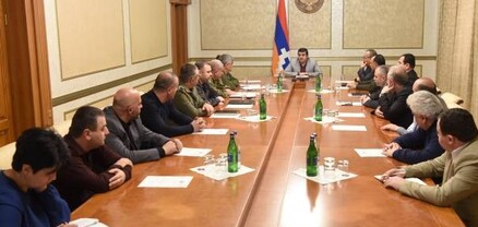 Արցախի նախագահը Անվտանգության խորհրդի ընդլայնված կազմով նիստ է անցկացրել