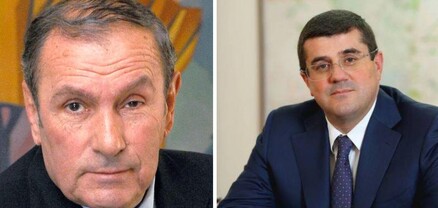 Լևոն Տեր-Պետրոսյանը հանդիպել է Արցախի նախագահի հետ