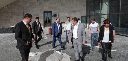 Արայիկ Հարությունյանը մարզահամերգային համալիրում ծանոթացել է բարեկարգման աշխատանքներին