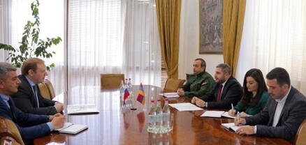ՀՀ ԱԻ նախարարն ընդունել է «Հարավկովկասյան երկաթուղի» ՓԲԸ գլխավոր տնօրեն Ալեքսեյ Մելնիկովին