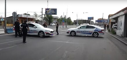 Պարեկները փակել են Ծովակալ Իսակով պողոտան՝ խոչընդոտելով ընդդիմության երթը