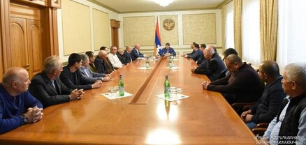 Արայիկ Հարությունյանը ընդունել է մի շարք շինարարական կազմակերպությունների պատասխանատուների