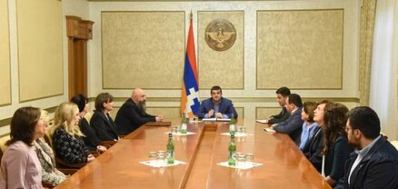 Արայիկ Հարությունյանը ընդունել է Արցախի ռուսական համայնքի ներկայացուցիչներին