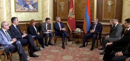 Նիկոլ Փաշինյանը հյուրընկալել է Չեռնոգորիայի նախագահ Միլո Ջուկանովիչի գլխավորած պատվիրակությանը