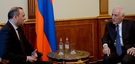 Նախագահը հանդիպել է Անվտանգության խորհրդի քարտուղար Արմեն Գրիգորյանի հետ