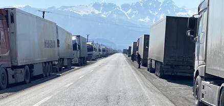 ՌԴ-ն մասամբ փակել է Լարսը․ հարյուրավոր բեռնատարներ չեն կարողանաում անցնել