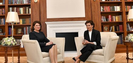 Աննա Հակոբյանը հյուրընկալել է Լիտվայի Հանրապետության նախագահ Գիտանաս Նաուսեդայի տիկնոջը