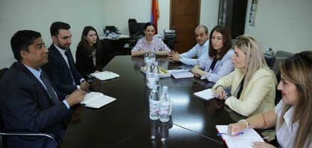 ԿԳՄՍՆ-ում հյուրընկալվել է Բրիտանական խորհրդի ներկայացուցիչ Կեշավ Շվարդին