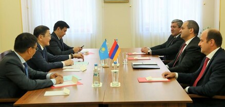 Արթուր Դավթյանը Մինսկում հանդիպել է Ղազախստանի գլխավոր դատախազի հետ
