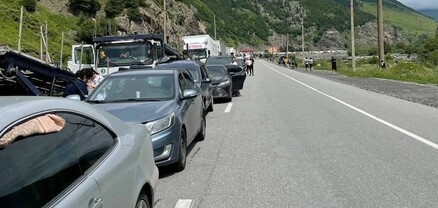 Լարսում 48 ժամ է՝ 4 կմ երկարությամբ մեքենաների խցանում է․ Աբրահամ Գասպարյան