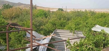 Ուժեղ քամու և անձրևի պատճառով Ասկերանում ավերածություններ են եղել