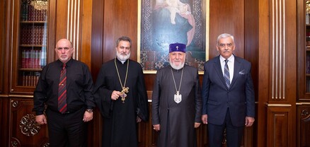 Ամենայն Հայոց կաթողիկոսն ընդունել է Իրաքի հայոց թեմի նորընտիր առաջնորդին
