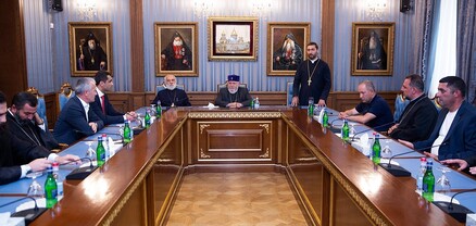 Ամենայն Հայոց Կաթողիկոսն ընդունել է Գեղարքունիքի մարզի համայնքապետերին
