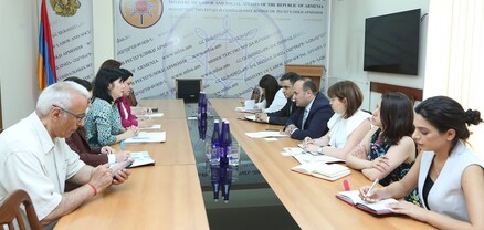 Նարեկ Մկրտչյանը հանդիպել է ՄԱԿ-ի Գենդերային հավասարության և կանանց հզորացման կառույցի ներկայացուցիչ Կաորի Իսիկավայի հետ