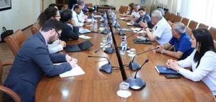 Էկոնոմիկայի փոխնախարարը հանդիպել է Տիեզերքի և խոշոր աղետների միջազգային խարտիայի ներկայացուցիչների հետ