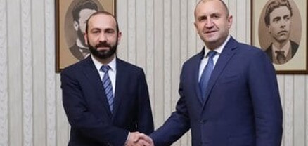Մեկնարկել է Արարատ Միրզոյանի եւ Բուլղարիայի նախագահի հանդիպումը