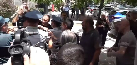 Քաշքշուկ զոհված զինծառայողի ծնողի և անցորդի միջև