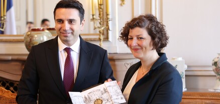 Ալեն Սիմոնյանը հանդիպել է Ստրասբուրգի քաղաքապետ Ժաննա Բարսեղյանի հետ