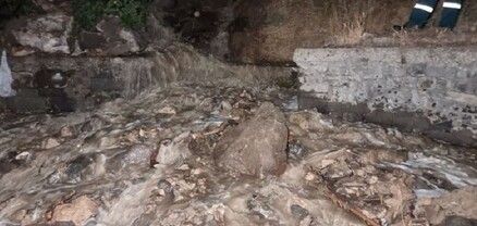 Հողազանգվածի սահք Հրազդանի կիրճում