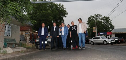 Գնել Սանոսյանը ծանոթացել է Գառնի-Գեղարդի վանք ոճանապարհի 6 կմ երկարությամբ հատվածի հիմնանորոգման աշխատանքներին