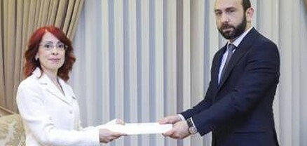 Սիրիայի նոր դեսպան Նորա Արիսյանն իր հավատարմագրերի պատճենն է հանձնել Արարատ Միրզոյանին