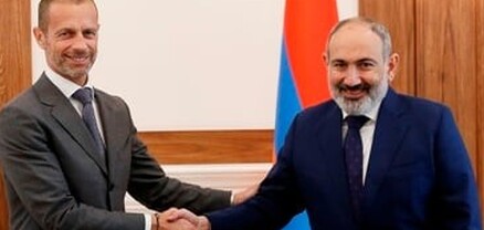 Վարչապետ Փաշինյանն ընդունել է ՈՒԵՖԱ-ի նախագահ Ալեքսանդր Չեֆերինին