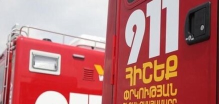 Աշտարակի խճուղում ավտոմեքենա է շրջվել ու բռնկվել