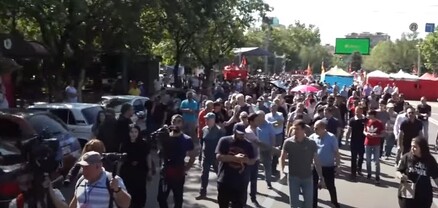 «Դիմադրություն» շարժման երթը Ֆրանսիայի հրապարակից․ ՈւՂԻՂ