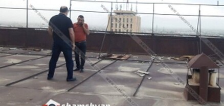 Արտաշատում 40-ամյա տղամարդը բարձրացել է մարզպետարանի տանիք և սպառնացել է նետվել. shamshyan.com